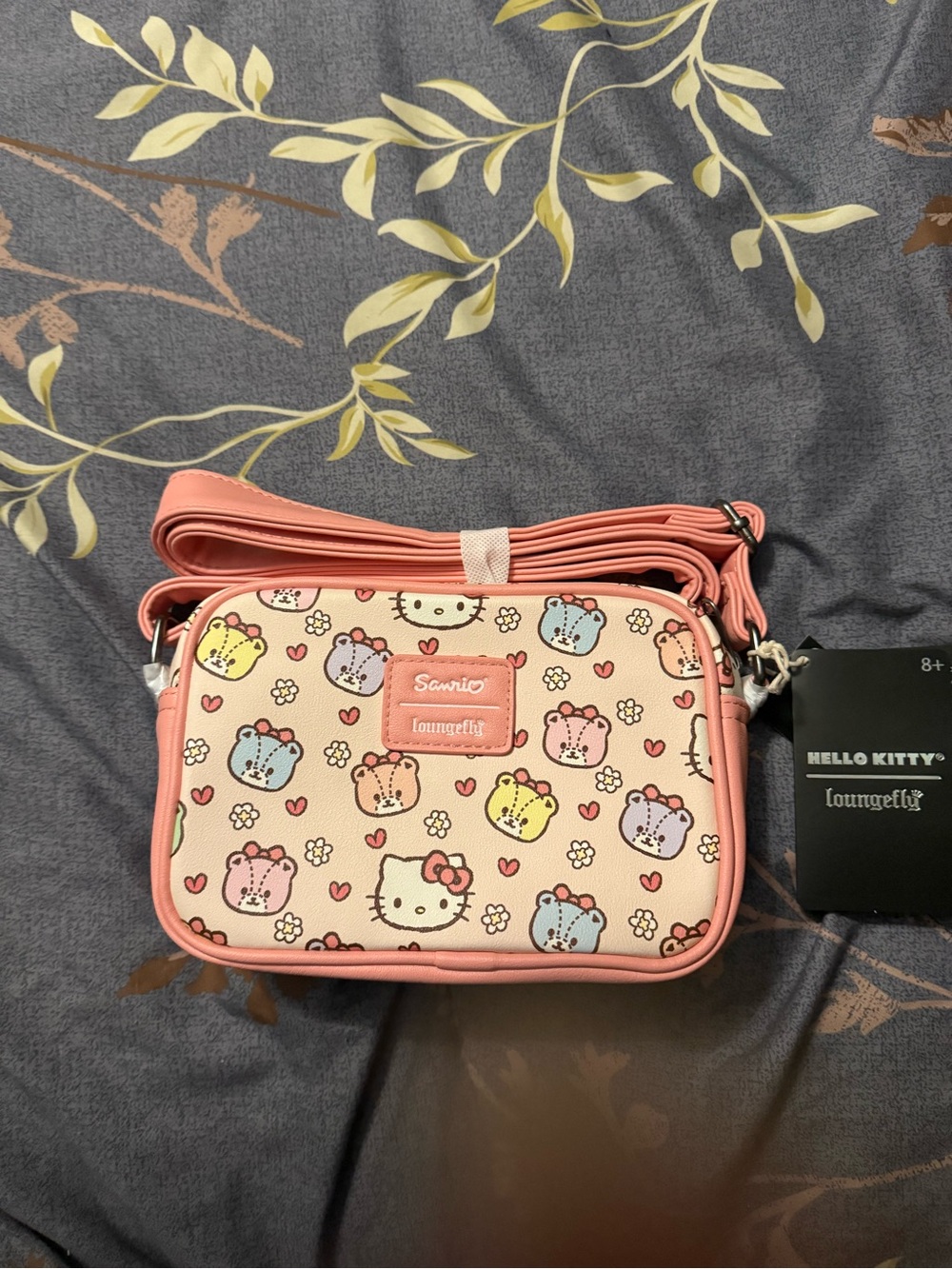 Loungefly Pink Hello Kitty Pastel Character Crossbody Bag